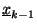 $\underline{x}\ensuremath{_{k-1}}$