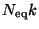 ${\ensuremath{N_{\rm eq}}}k$